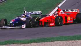 Jacques Villeneuve y Michael Schumacher en el Gran Premio de Europa 1997 en Jerez