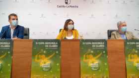 Presentación de la IV Copa Iberdrola de Bádminton con la viceconsejera de Cultura y Deportes, Ana Muñoz