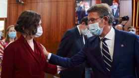Feijóo respalda a Ayuso frente a Casado: ve “normal” que aspire a presidir el PP de Madrid