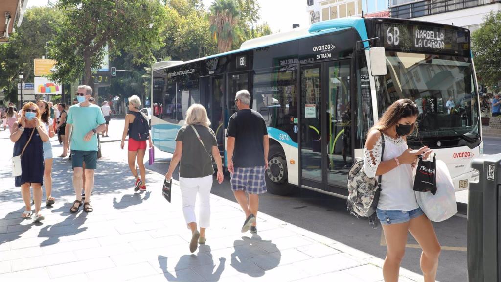 Autobús urbano de Marbella.