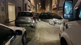 Da positivo tras un accidente en A Coruña una persona que carecía de carné de conducir