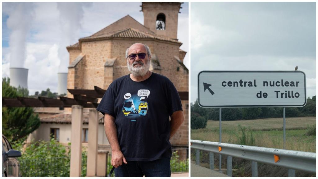 Juan, un extrabajador de la central nuclear de Trillo.