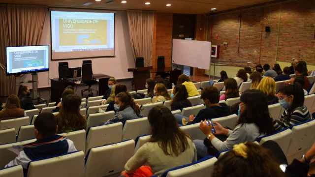 Acto de bienvenida a los alumnos extranjeros.