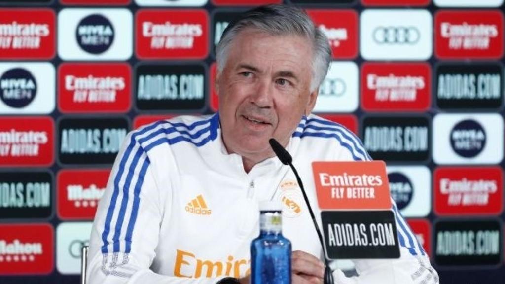 Carlo Ancelotti, en rueda de prensa