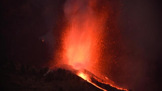 Erupción del volcán Cumbre Vieja de La Palma.