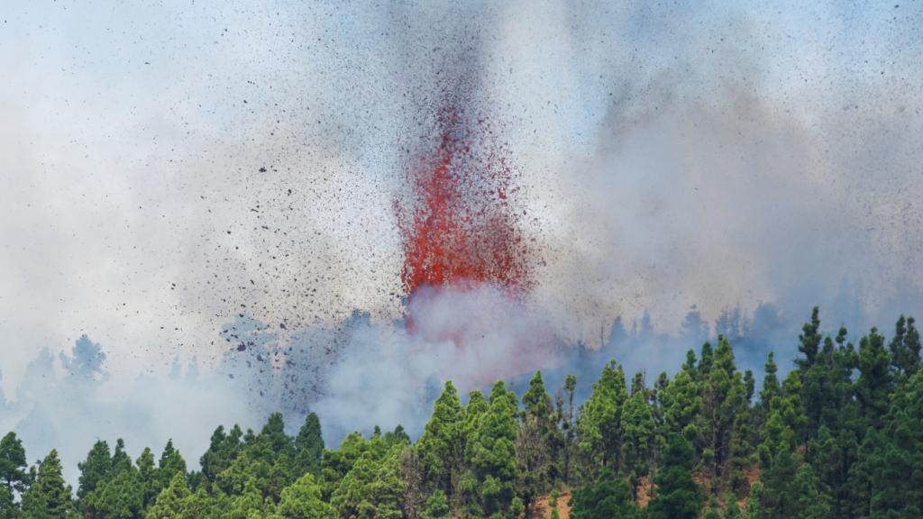 Erupción en La Palma.