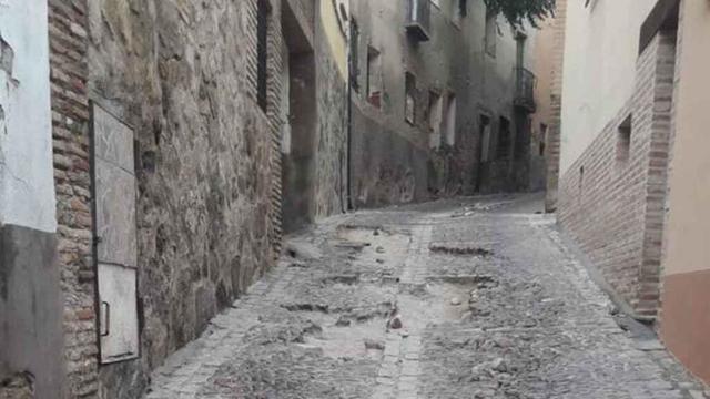 Cortada al tráfico desde este lunes la Bajada de San Sebastián de Toledo