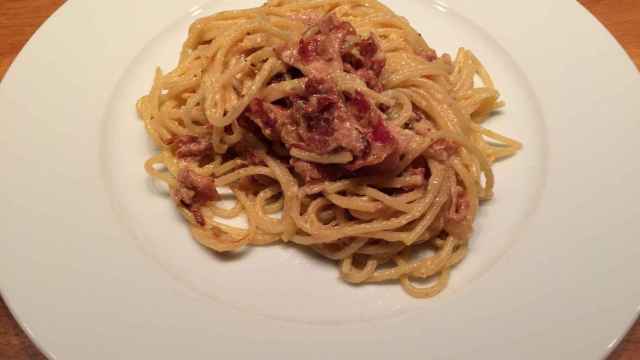 Cómo hacer espaguetis carbonara