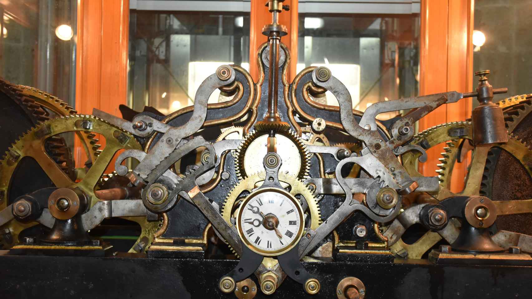 Maquinaria del reloj de la Catedral de Valladolid