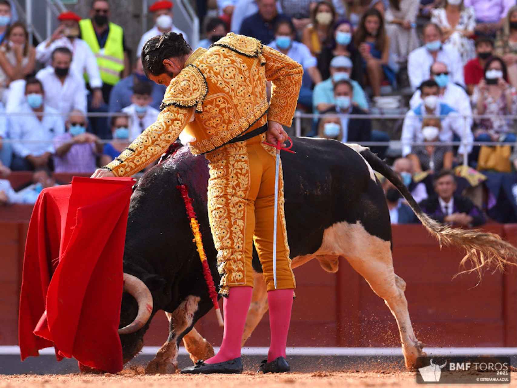 Un natural de Morante de la Puebla a un toro de Galache en la Feria de Salamanca 2021