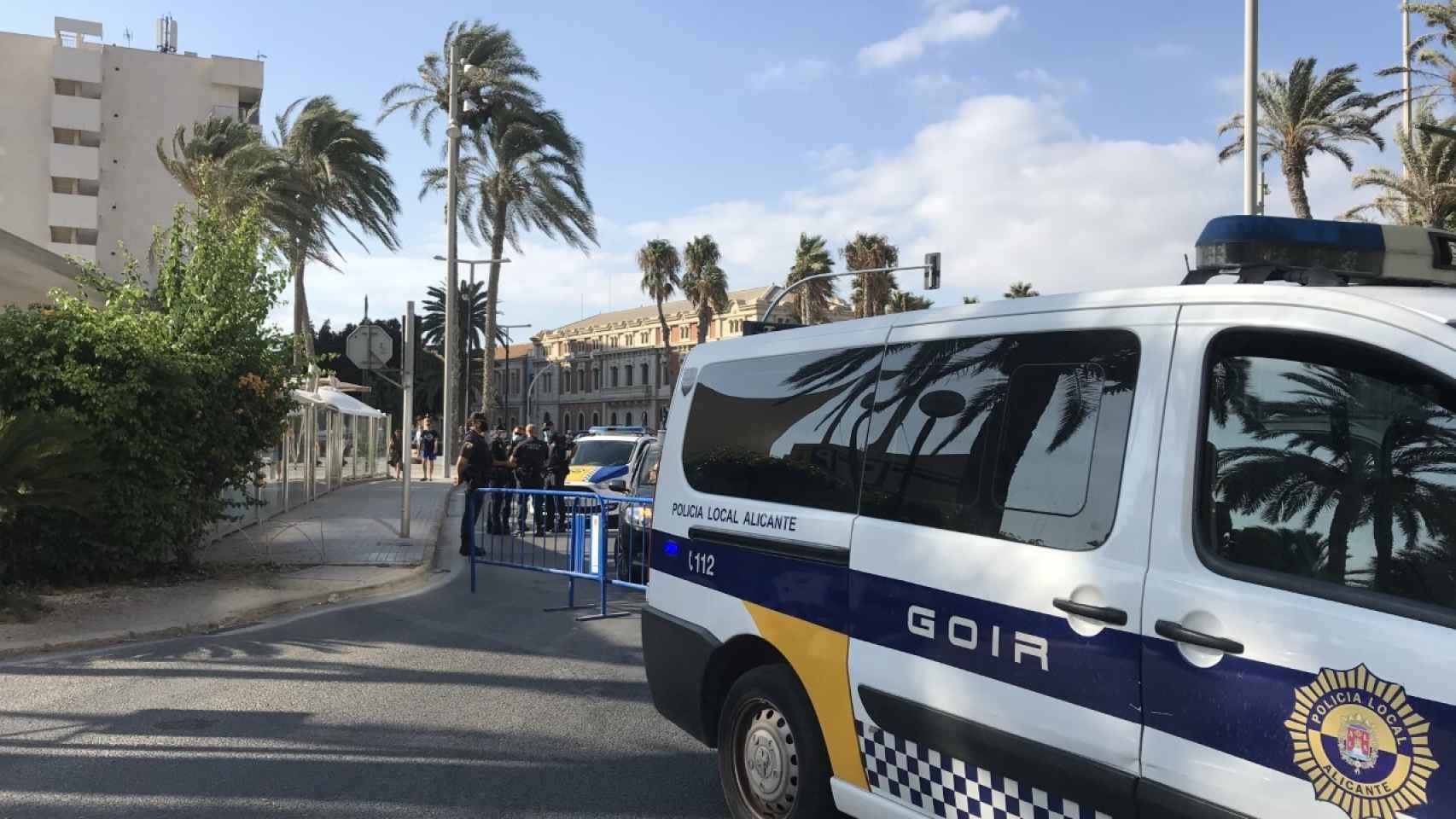 Alicante hace un balance positivo del dispositivo de seguridad anticovid del fin de semana