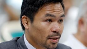 El boxeador Manny Pacquiao, candidato a la presidencia de Filipinas