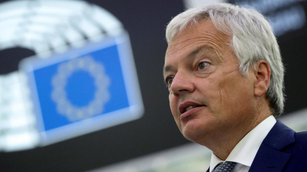 Didier Reynders, comisario de Justicia de la Unión Europea.