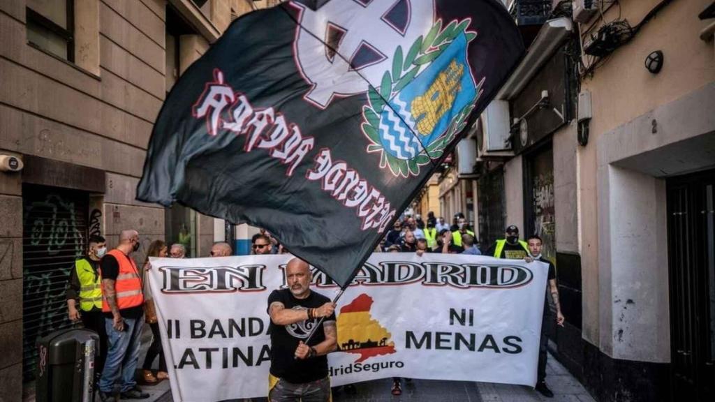 Manifestación neonazi en Chueca, Madrid. EP