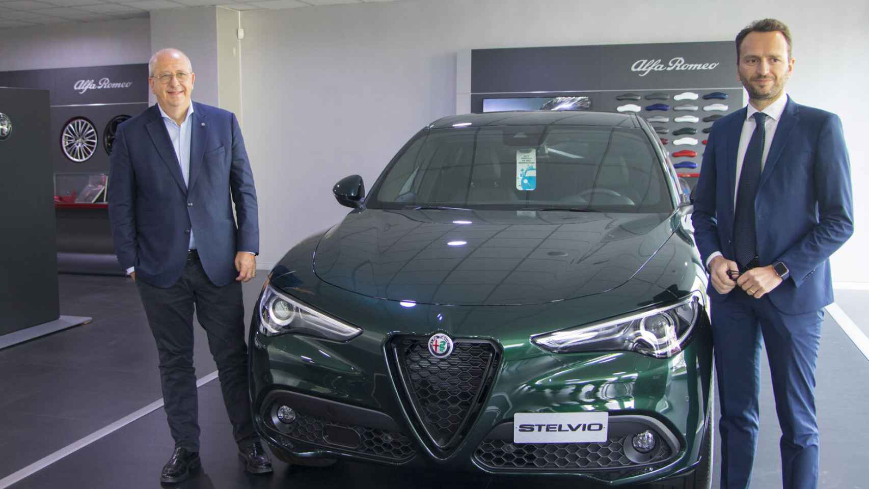 El CEO de Alfa, Jean-Philippe Imparato, y Francesco Colonnese, director de Alfa en España.