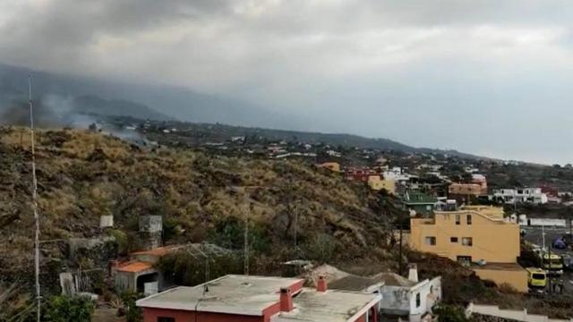 La lava del volcán de la Palma llega al centro de Todoque, último pueblo antes de llegar al mar