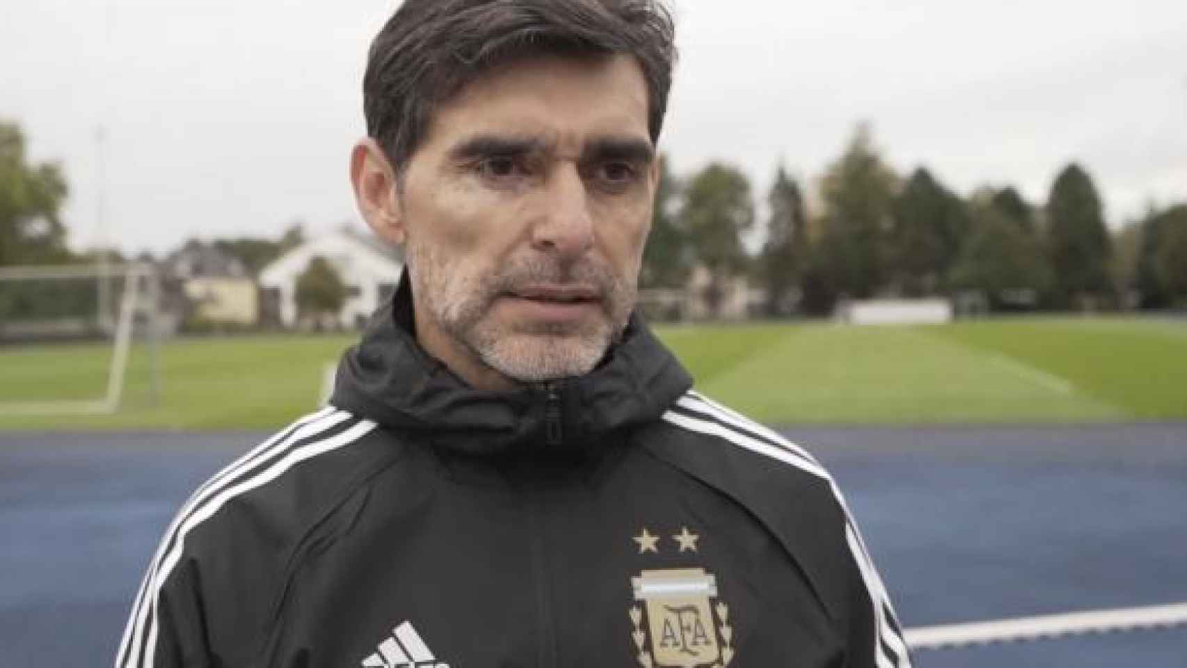 Roberto Fabián Ayala, miembro del cuerpo técnico de la selección de Argentina