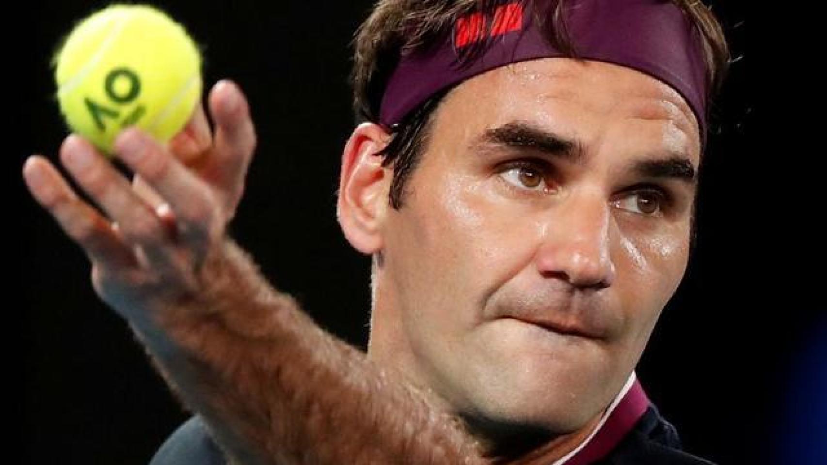 El tenista Roger Federer, durante un torneo