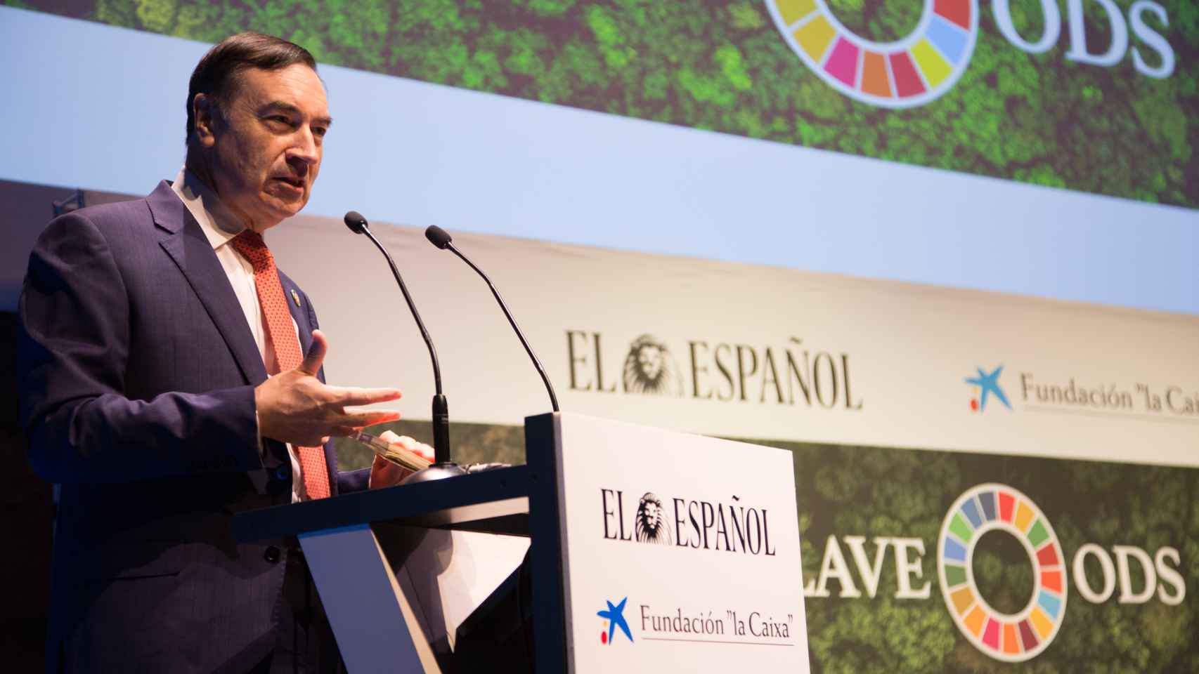 Pedro J. Ramírez, presidente ejecutivo y director de EL ESPAÑOL, durante su intervención.