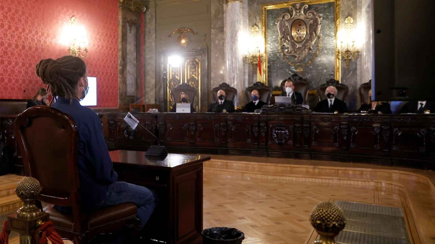 Alberto Rodríguez, durante el juicio en Tribunal Supremo.