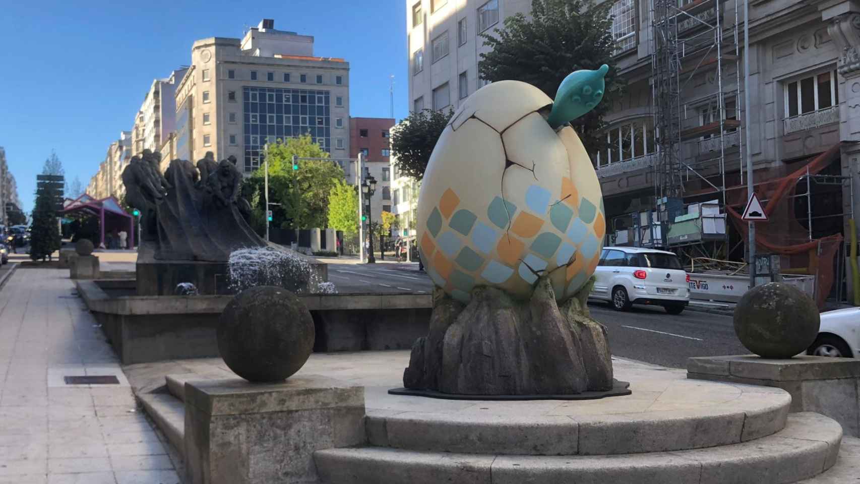 El huevo misterioso de Gran Vía