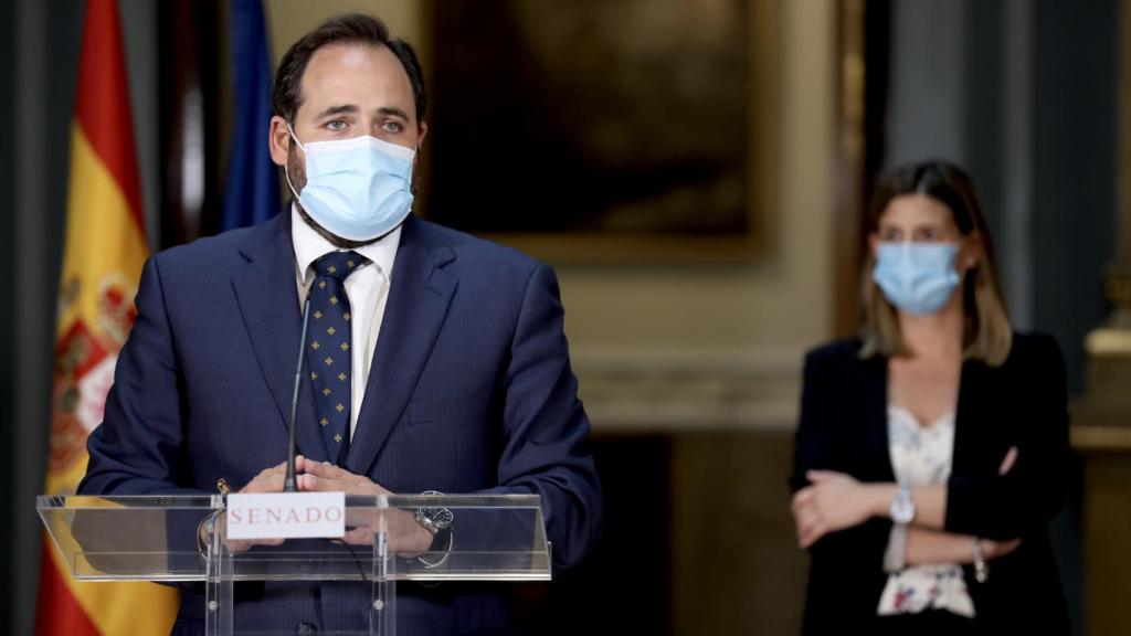 Paco Núñez en su comparecencia en el Senado.