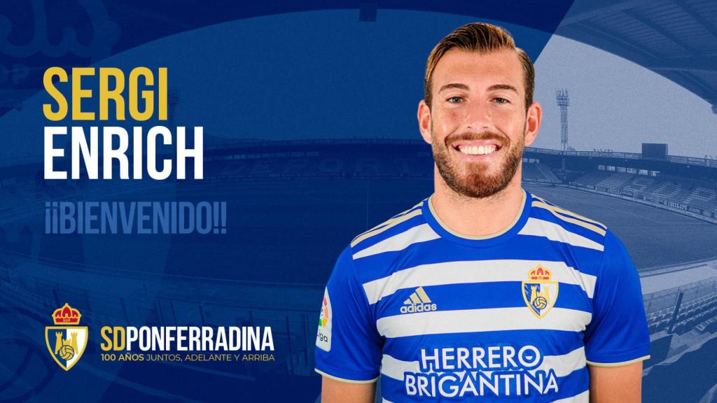 Anuncio del fichaje de Sergi Enrich por la Ponferradina