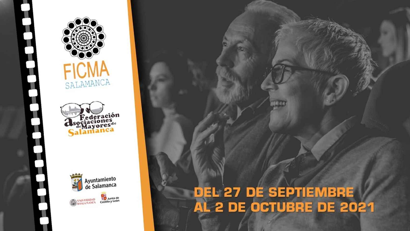 Cartel del Festival de Cortos sobre Personas Mayores de Salamanca