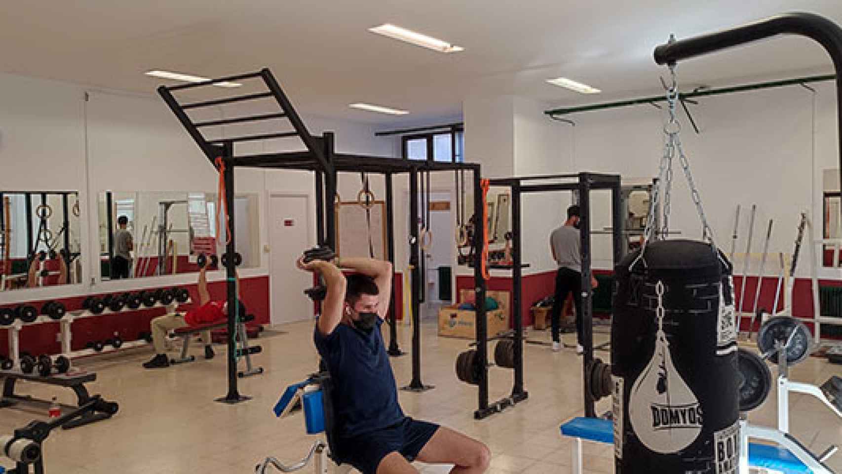 Instalaciones del gimnasio de la Escuela de Ingeniería de Béjar