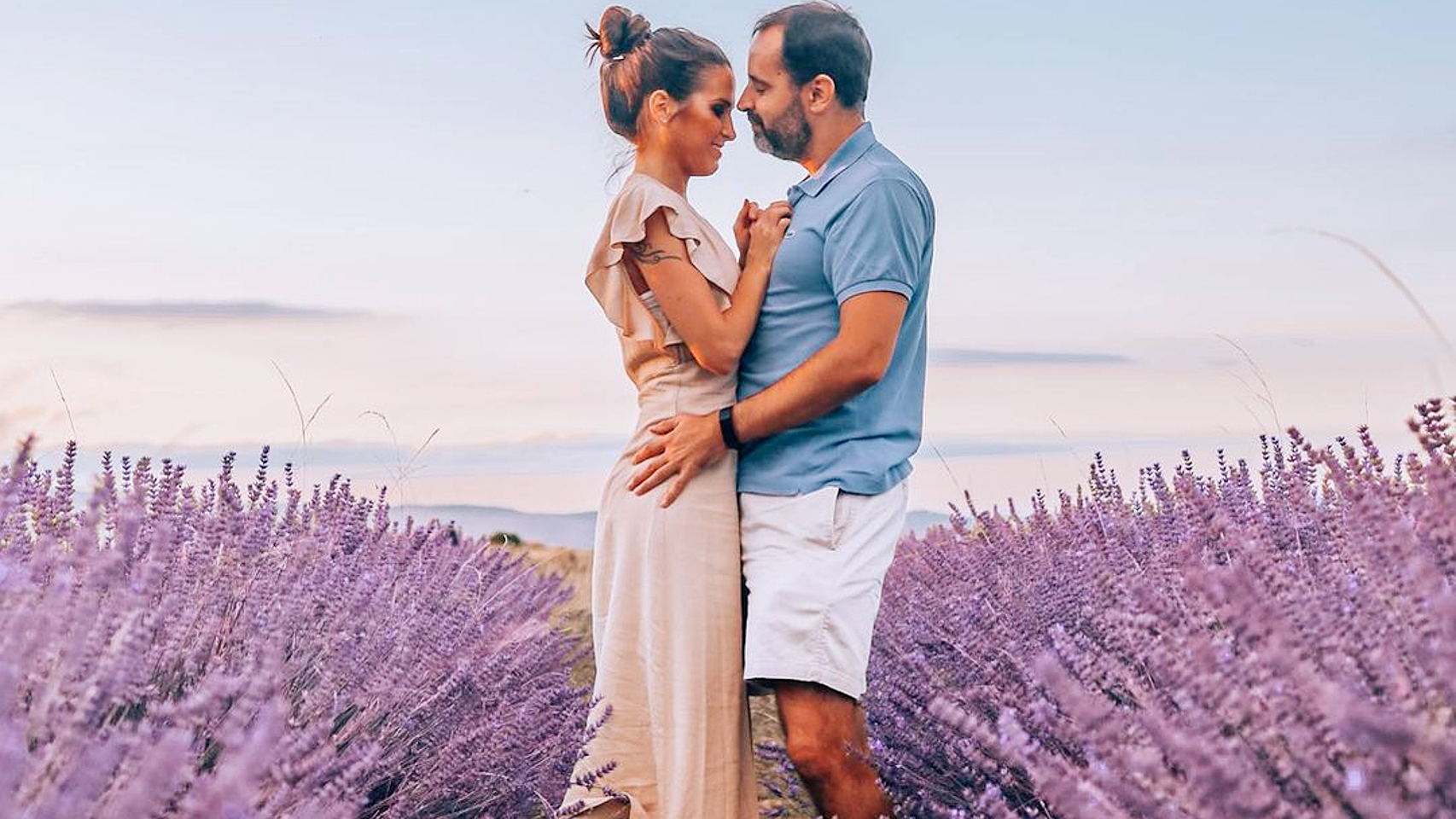 Verdeliss y su marido, Aritz, en una imagen de sus redes sociales.