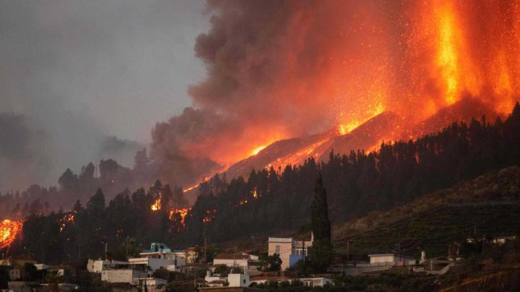 Erupción volcánica en La Palma. Foto: RTVE