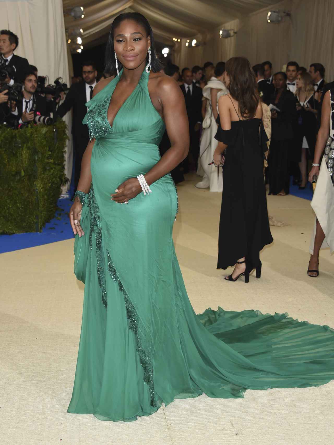 Serena Williams, embarazada de su hija.