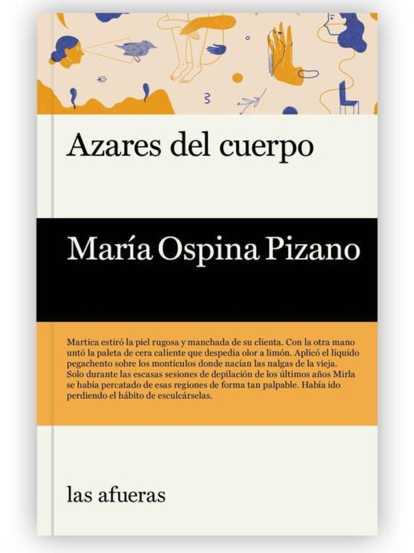 Portada de 'Los azares del cuerpo', de Maria Ospina Pizano.