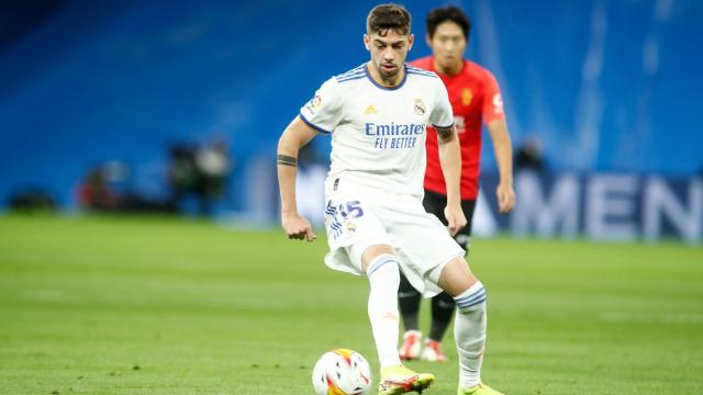 Fede Valverde, durante el Real Madrid - Mallorca