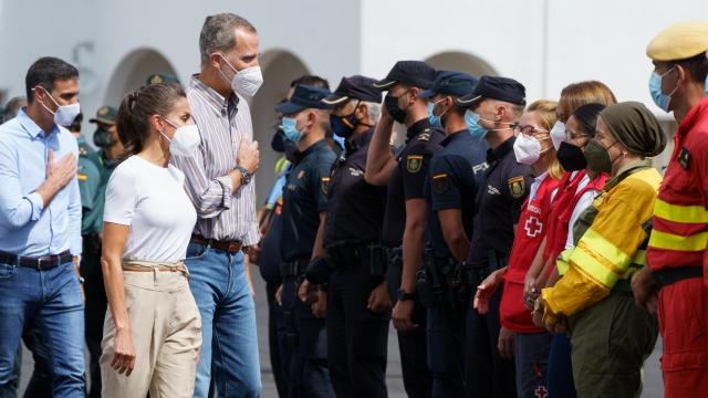 Visita de los Reyes a La Palma, tras la erupción del Cumbre Vieja.