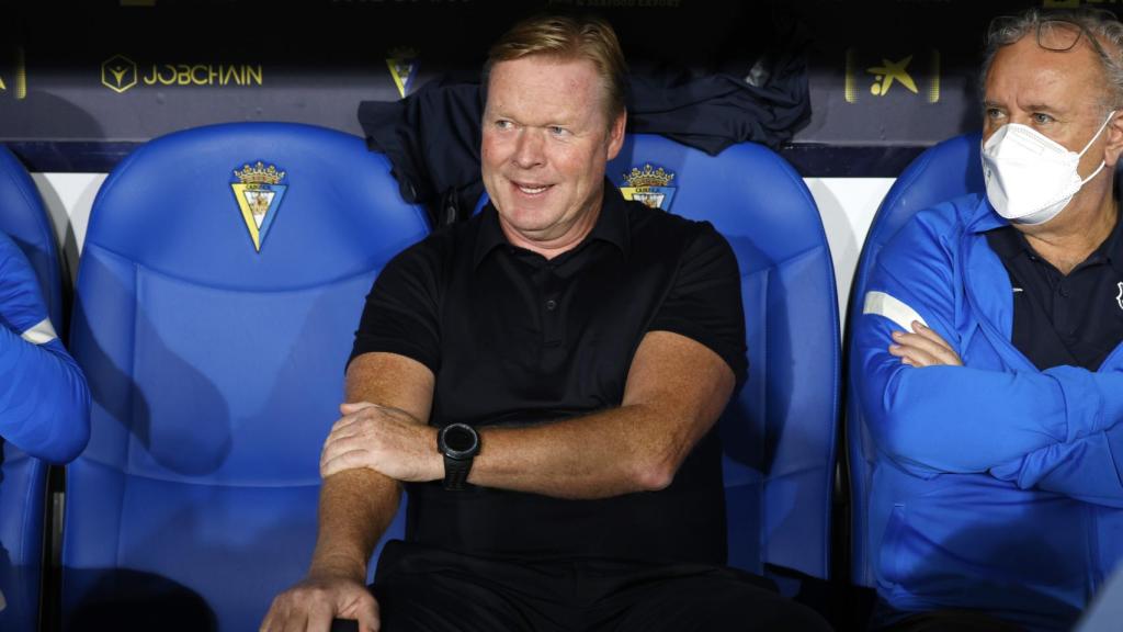 Koeman, en el banquillo del Cádiz