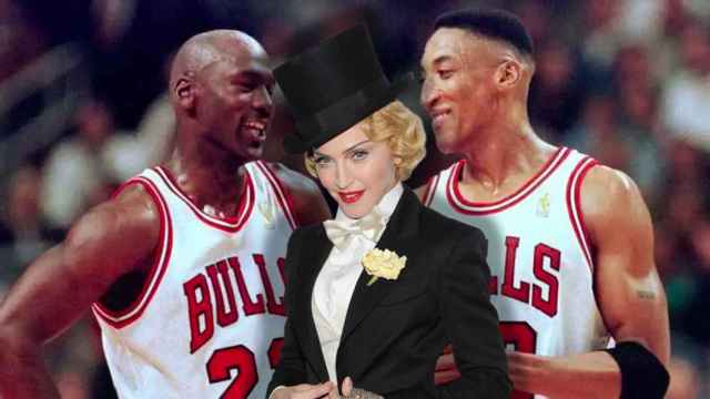 Michael Jordan, Madonna y Scottie Pippen