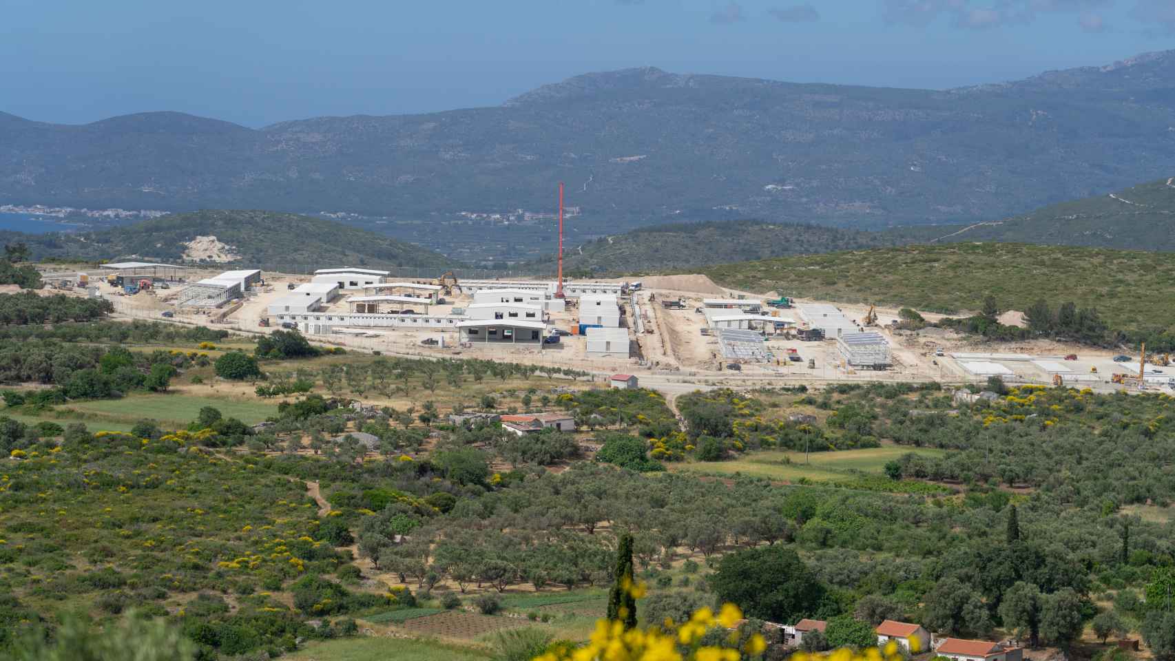 El nuevo campo de refugiados de Samos alojará a tres mil personas.