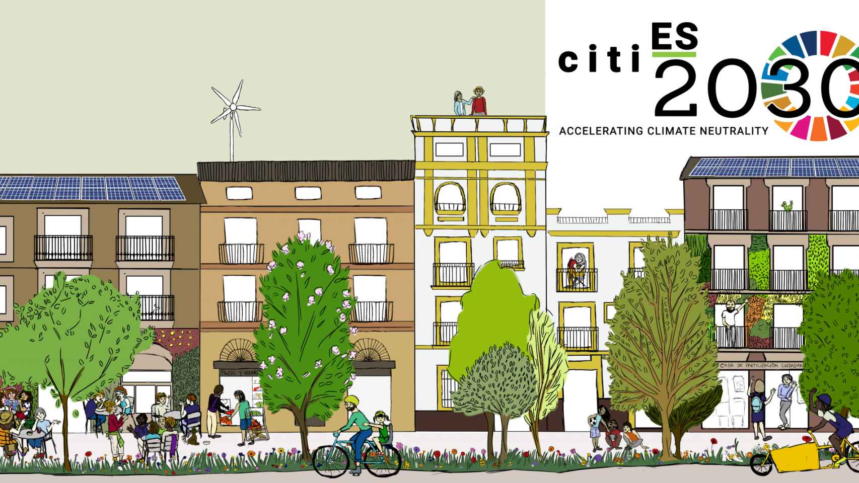 Cartel de la iniciativa CitiES 2030, plataforma impulsada desde El Día Después