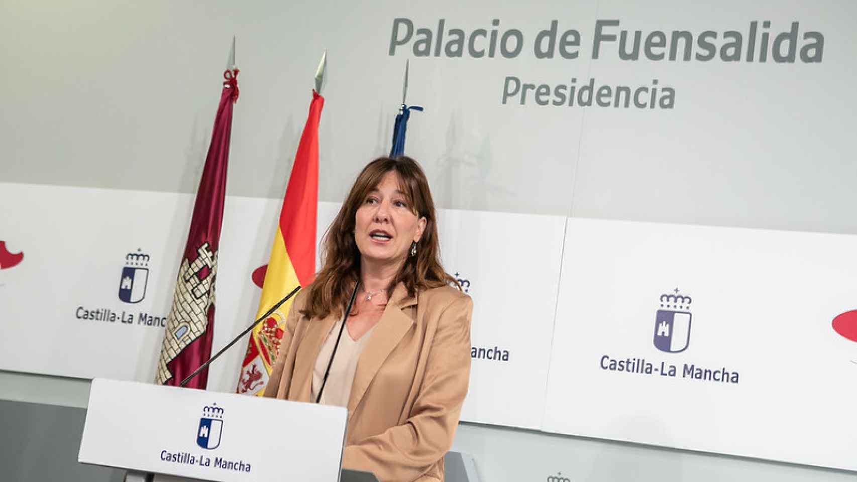 Blanca Fernández, consejera de Igualdad y portavoz del Gobierno regional.