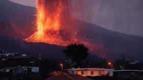 Explosiones en el volcán de La Palma.