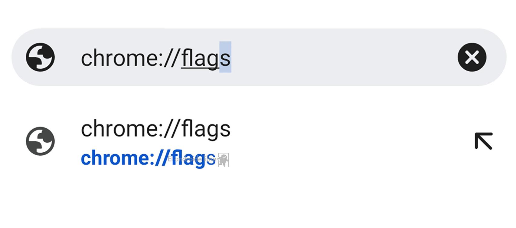 Flags de Chrome