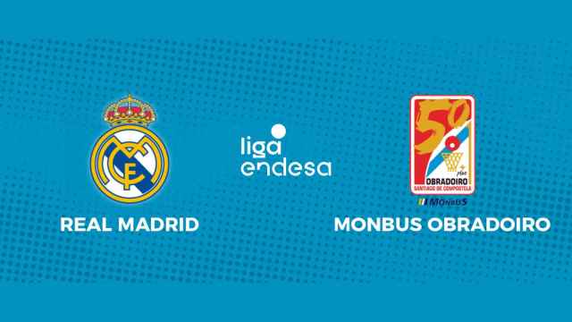 Real Madrid - Monbus Obradoiro: siga en directo el partido de la Liga Endesa