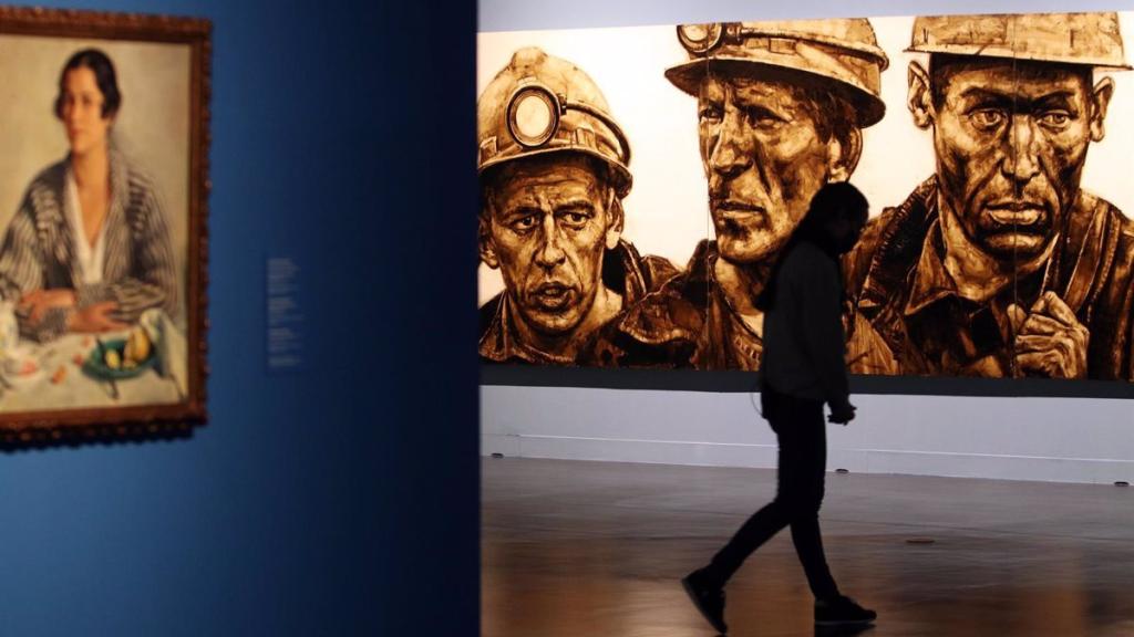 Una imagen en el interior del Museo Ruso de Málaga.