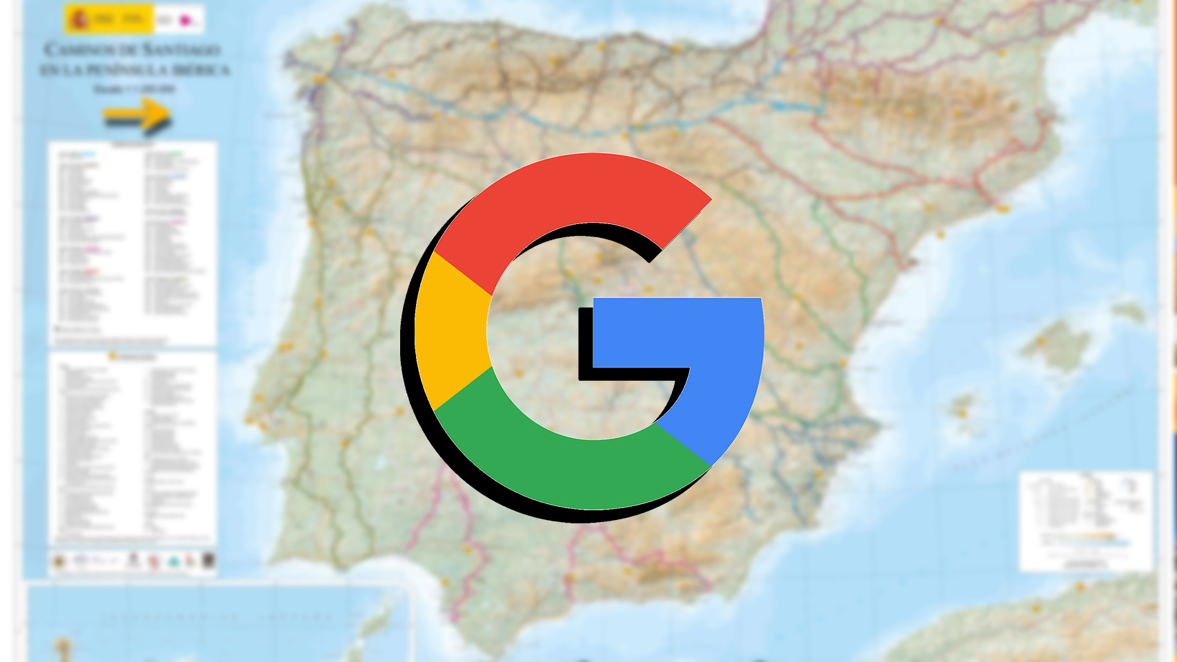 Google y el mapa de caminos de Santiago
