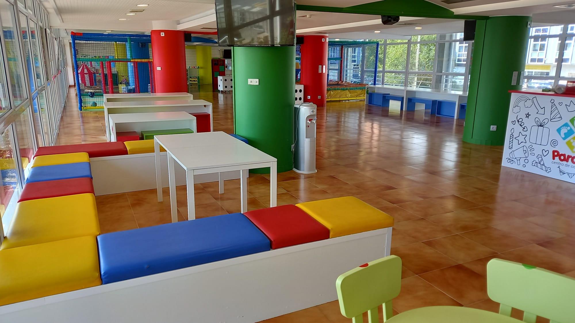 Interior del centro de ocio infantil Parchís Sada (Cedida).