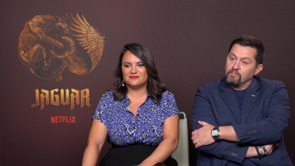 Gema R. Neira y Ramón Campos en la presentación de 'Jaguar'.