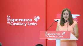Virginia Barcones en el XIV Congreso del PSOECyL