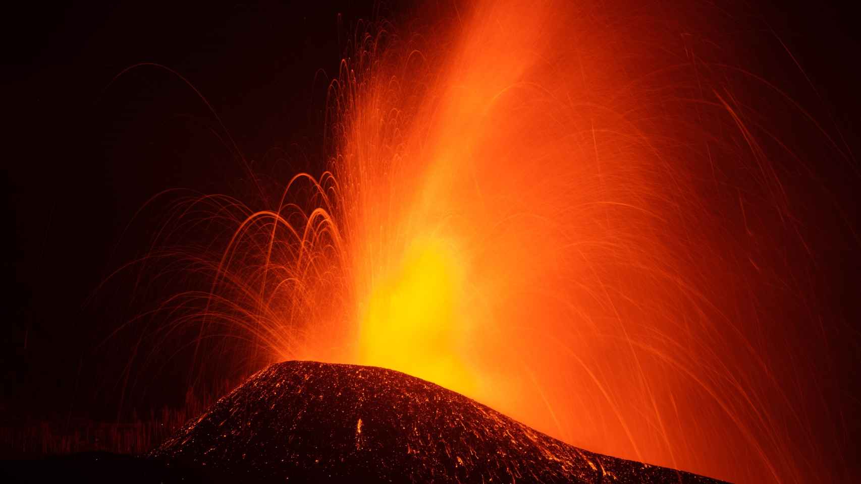 Erupción del volcán Cumbre Vieja de La Palma.