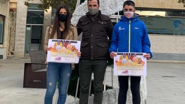 Jóvenes deportistas en Villamayor